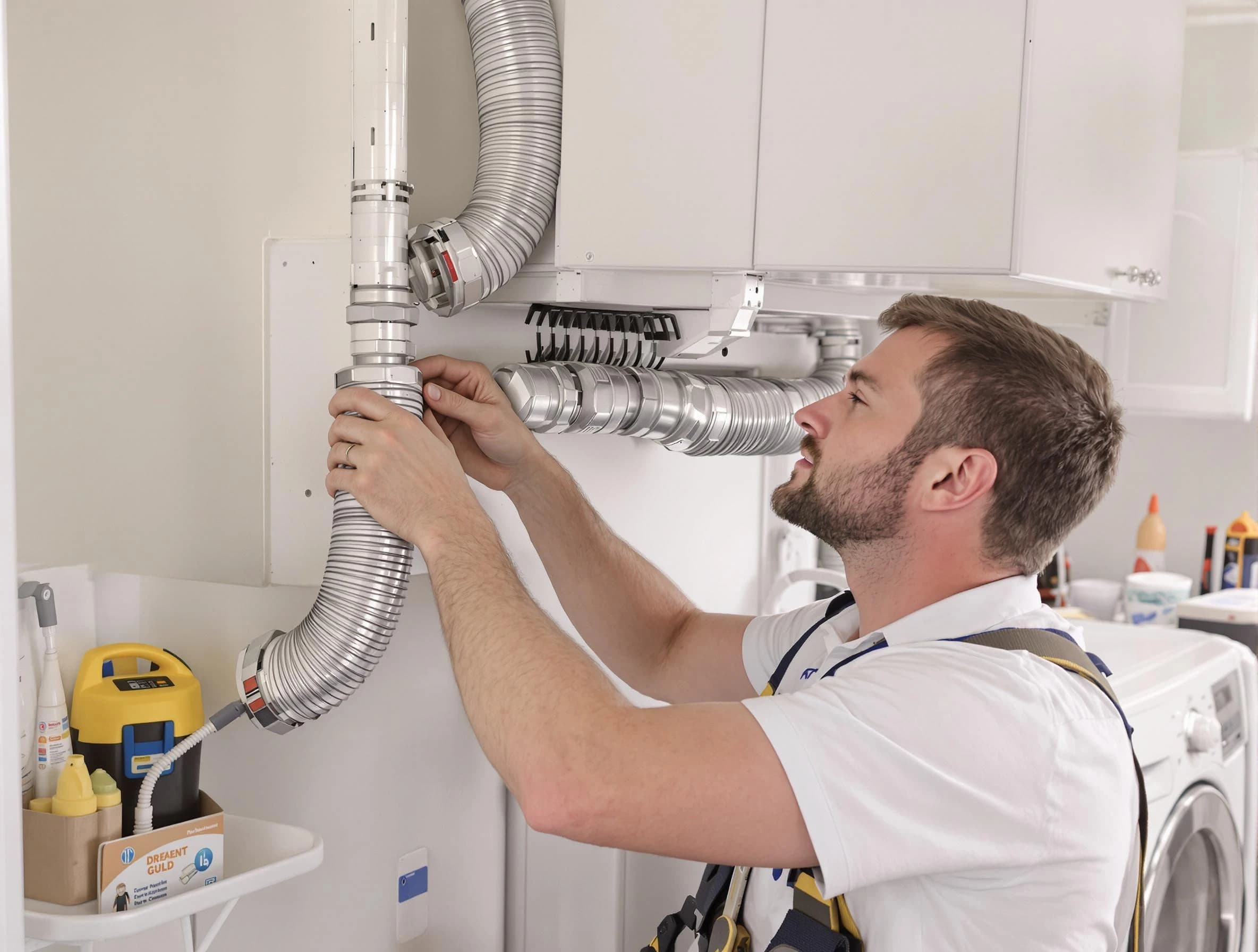 Professional dryer vent repair and installation by West Point Dryer Vent Cleaning in West Point