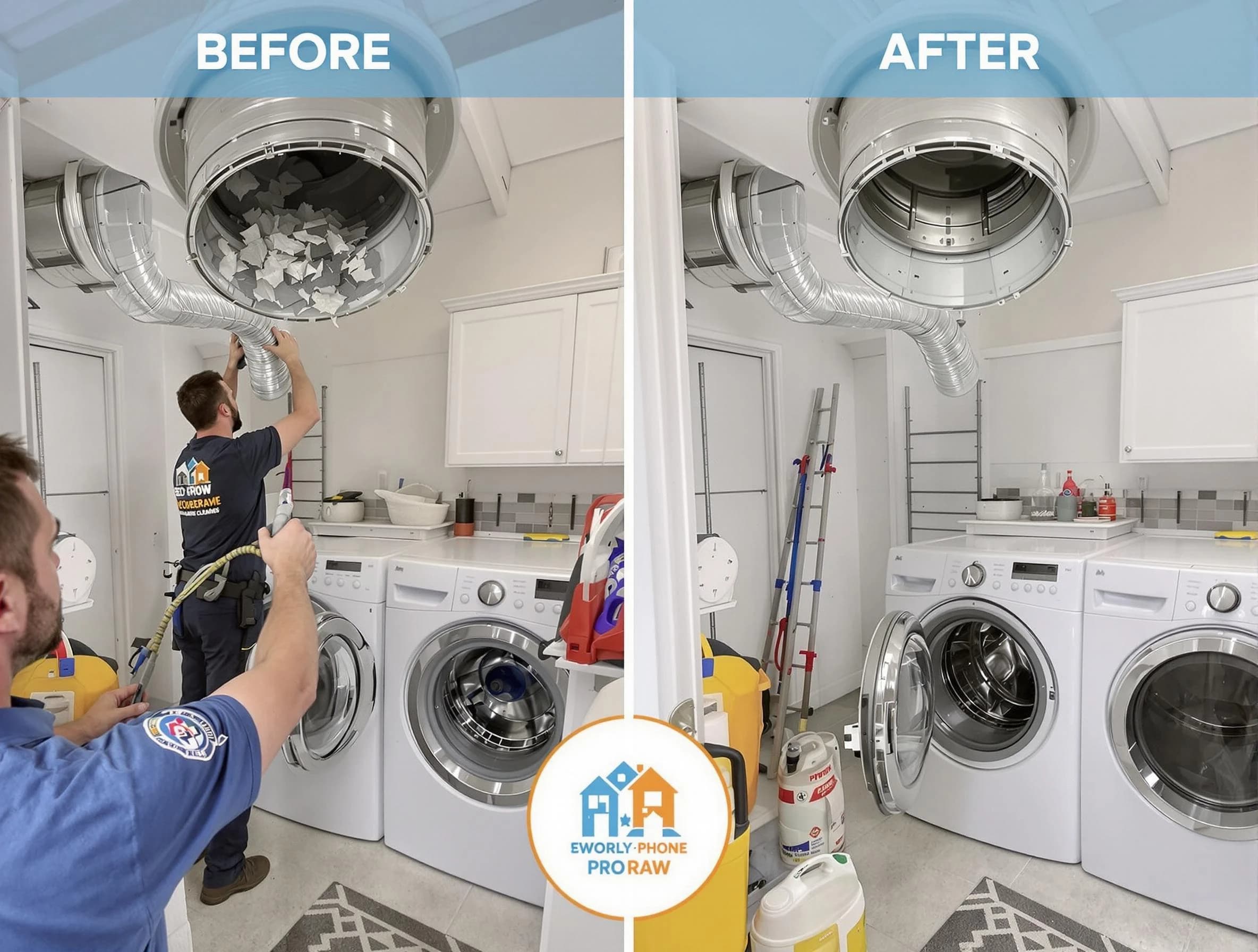 Residential dryer vent cleaning by West Point Dryer Vent Cleaning in West Point