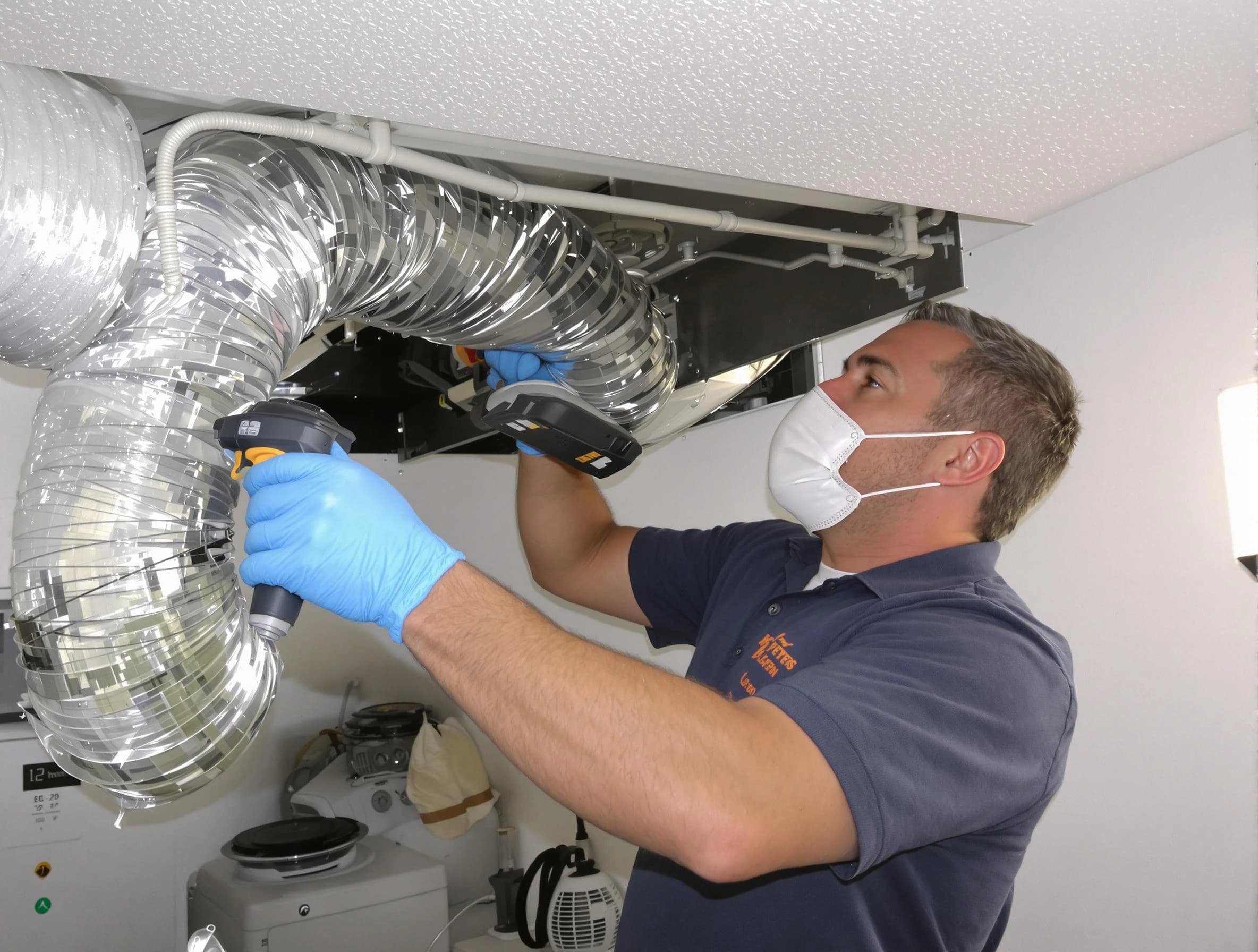 West Point Dryer Vent Cleaning professional performing thorough residential dryer vent cleaning in West Point