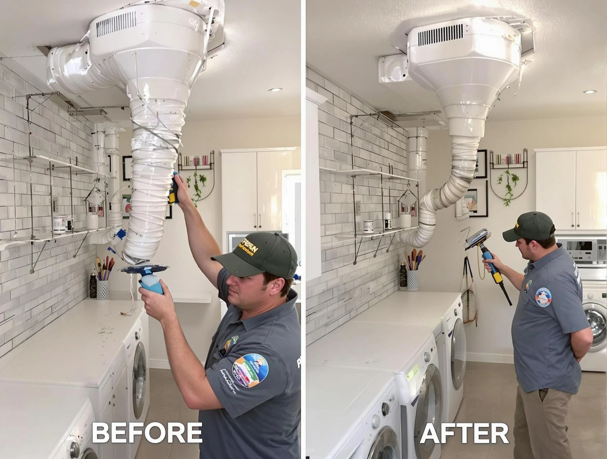 Professional dryer exhaust vent cleaning by West Point Dryer Vent Cleaning in West Point
